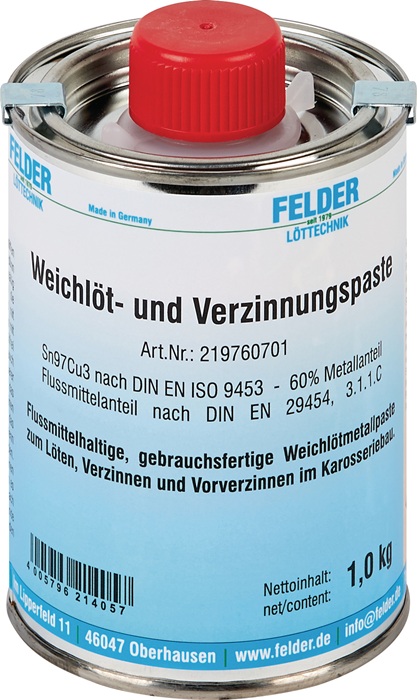 FELDER Weichlöt- und Verzinnungspaste