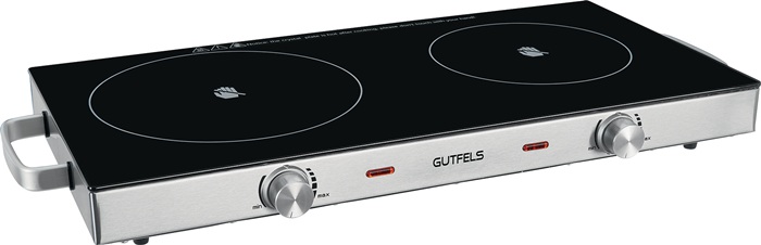 GUTFELS Glaskeramik Doppel‐Kochplatte COOK 4010
