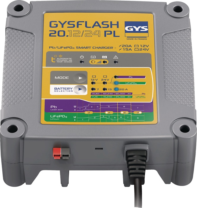 GYS Batterieladegerät GYSFLASH 20.12/24 PL