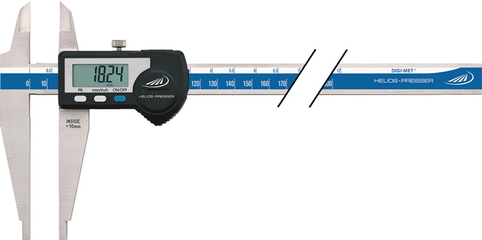 [4130007174] HELIOS PREISSER Werkstattmessschieber DIN 862 DIGI MET® (mit Messerspitzen, 300 mm, 90 mm, 1330522)