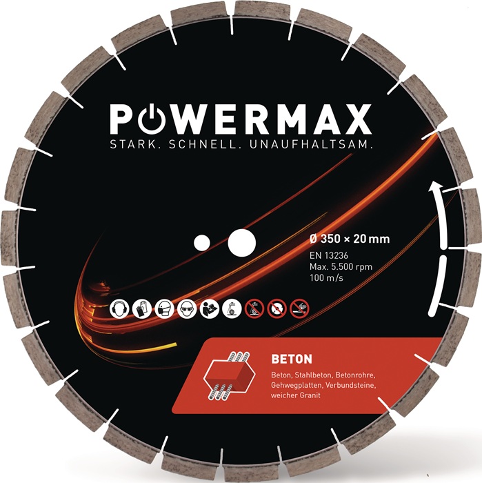 POWERMAX Diamanttrennscheibe PowerMax Beton