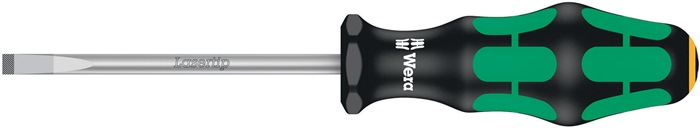 [05008061001] WERA Schraubendreher 335 (Schlitz, 205 mm, Kraftform, 6,0 mm, 100 mm, 1,2 mm, 6,0 mm)