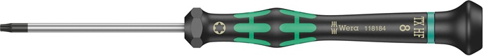 [05118184001] WERA Elektronikerschraubendreher 2067 TORX HF (TX 8, 157 mm, 60 mm, 3 mm)