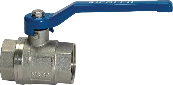 [4588880173] RIEGLER Messingkugelhahn VALVE LINE (innen/innen, G 1/2 ″, 20,95 mm, 15 mm)