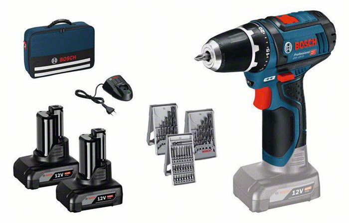 [4681102127] BOSCH Akku-Bohrschrauber GSR 12 V-15 Professional