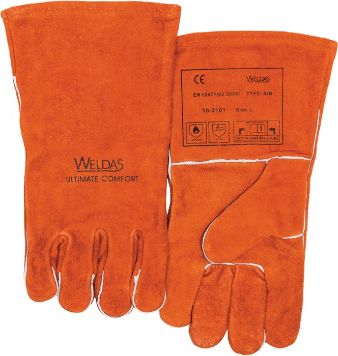 [10-2101-XL] WELDAS Schweißerhandschuhe (XL (9,5))