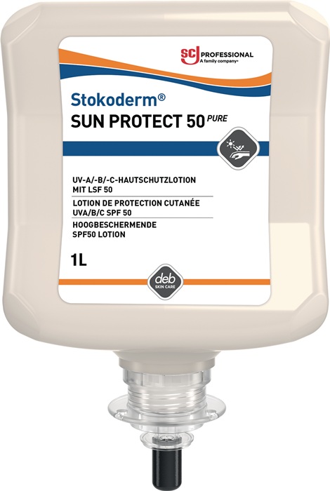[4707020148] SC JOHNSON PROFESSIONAL UV-Hautschutzcreme Stokoderm® Sun Protect 50 PURE (Kartusche, 1 l)