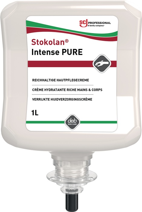 [4707020184] SC JOHNSON PROFESSIONAL Hautpflegecreme Stokolan® Intense PURE (Kartusche, 1 l)
