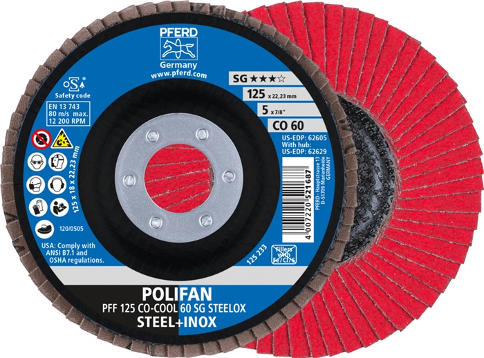 PFERD TOOLS Fächerschleifscheibe POLIFAN