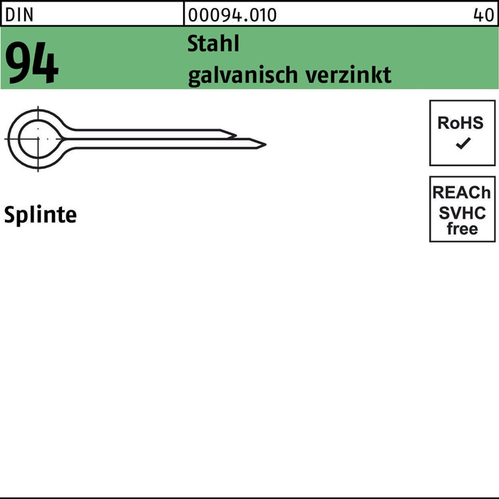 Splinte DIN 94