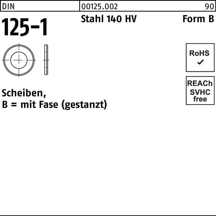 Unterlegscheibe DIN 125-1 Form A