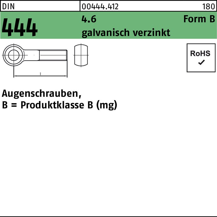 Augenschraube DIN 444 Form B
