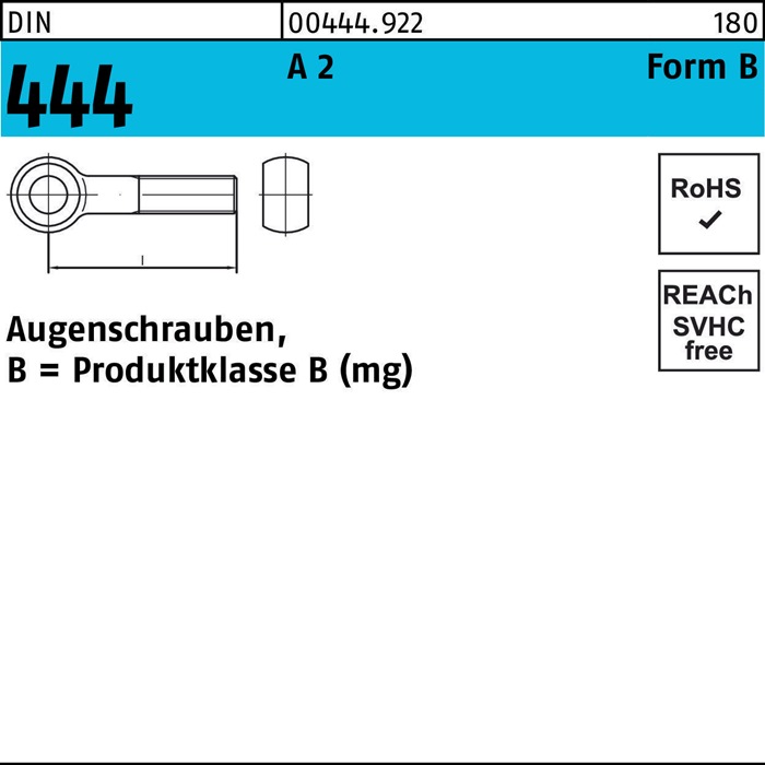 Augenschraube DIN 444 Form B
