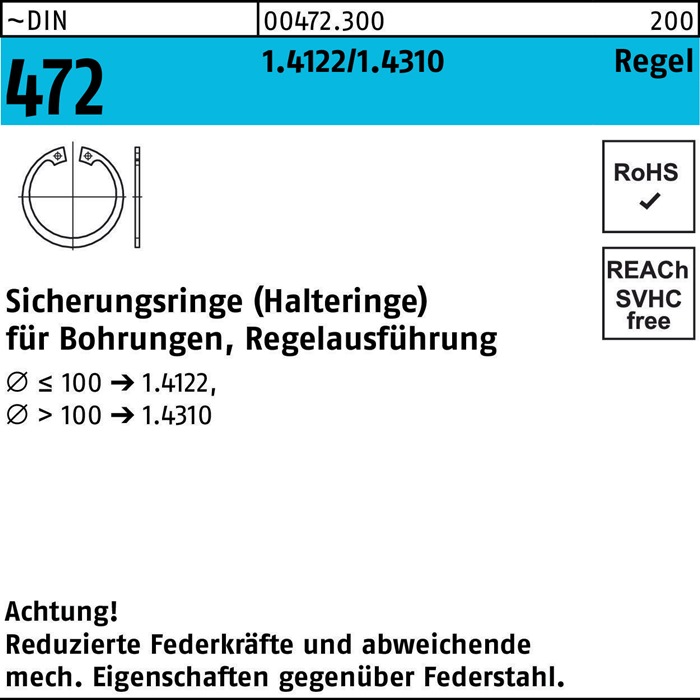 Sicherungsring DIN 472