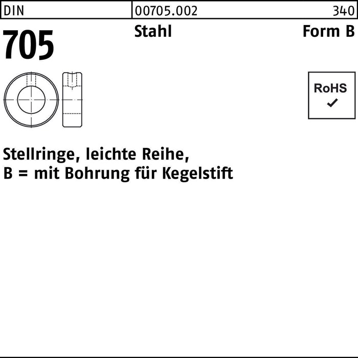 Stellring DIN 705 m.Gewindestift