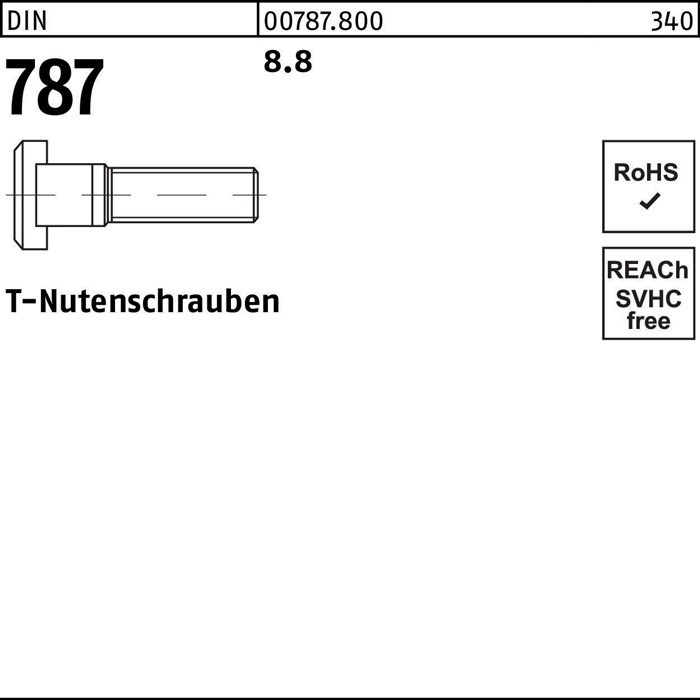 T-Nutenschraube DIN 787