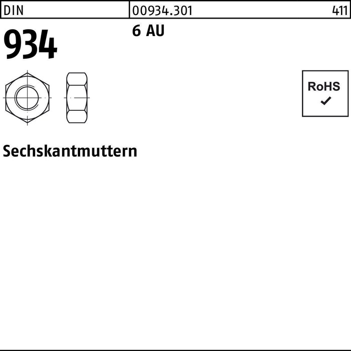 Sechskantmutter DIN 934