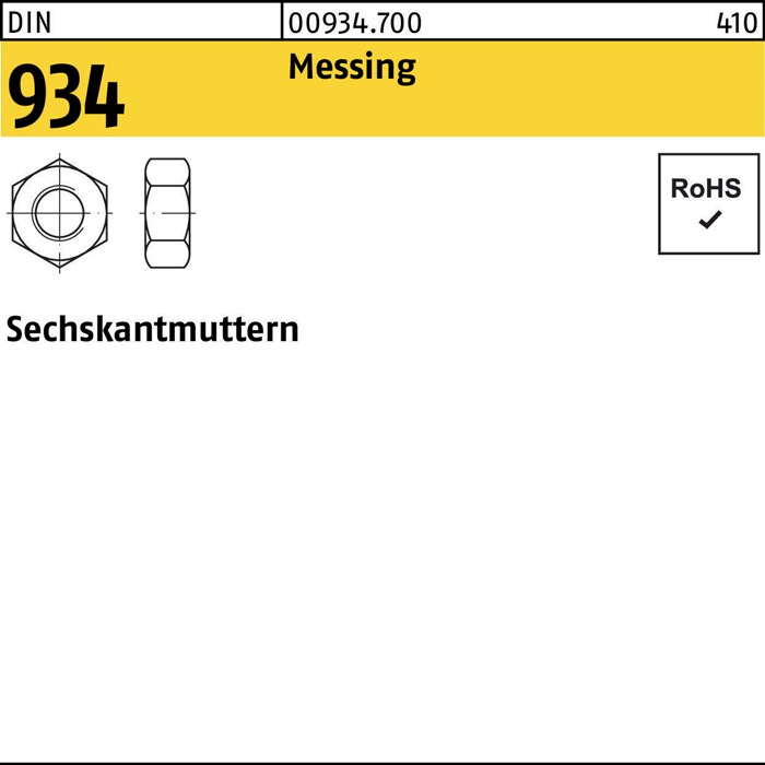 Sechskantmutter DIN 934