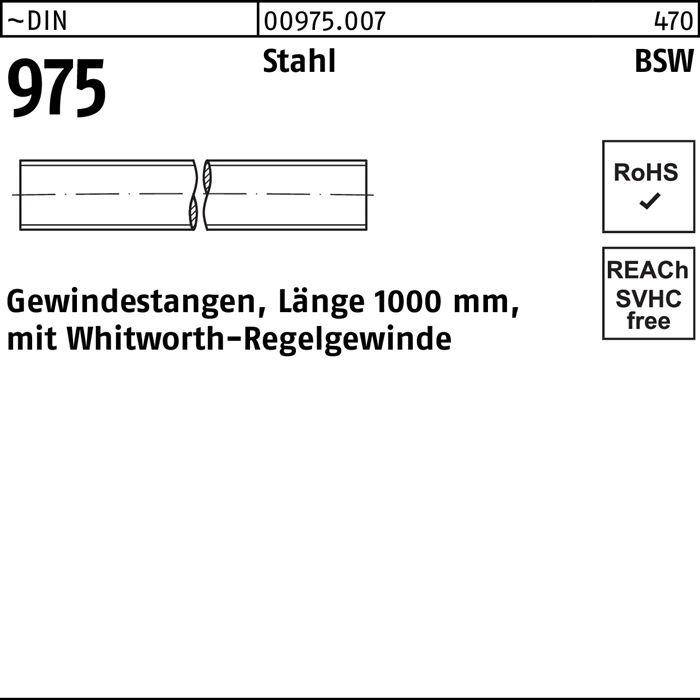 Gewindestange DIN 975
