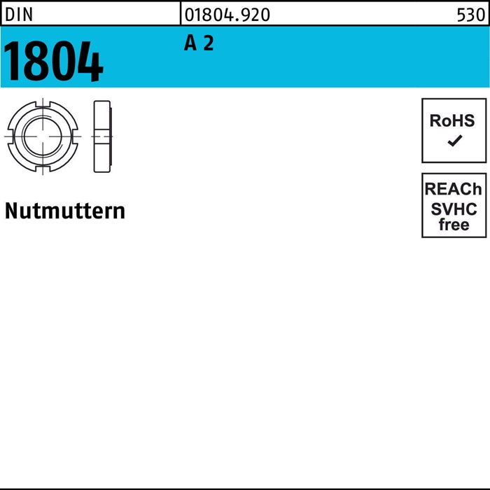 Nutmutter DIN 1804