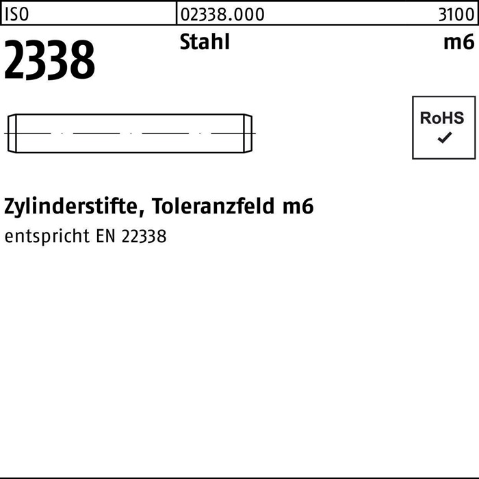 Zylinderstift ISO 2338