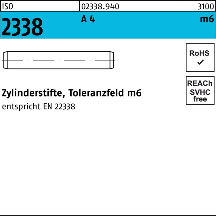 Zylinderstift ISO 2338