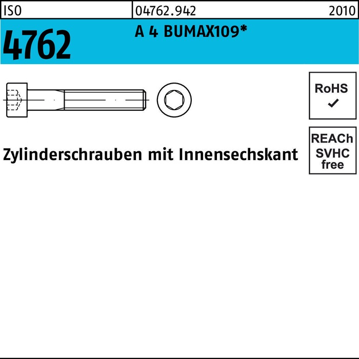 BUFAB Zylinderschraube ISO 4762 m.Innensechskant