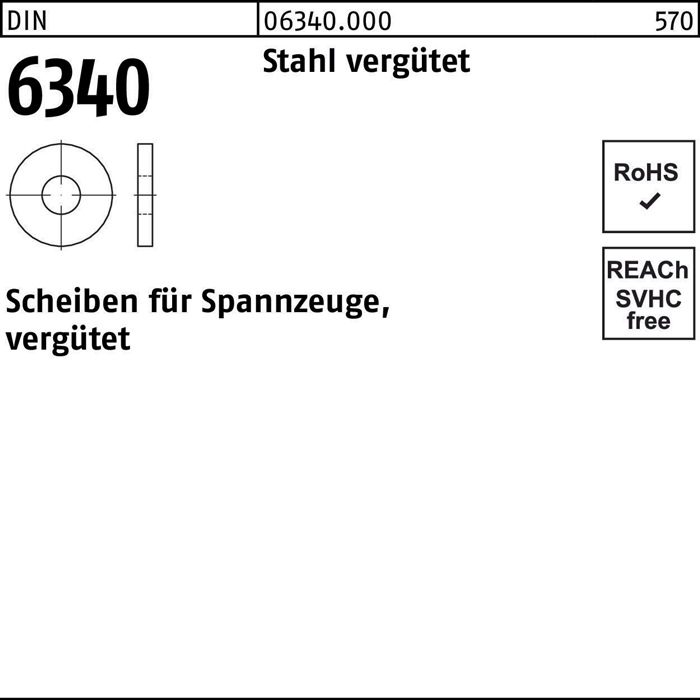 Scheibe DIN 6340