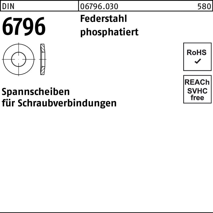 Spannscheibe DIN 6796