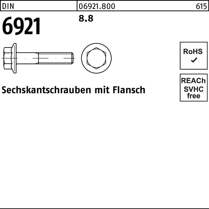 Sechskantschraube DIN 6921 m.Flansch