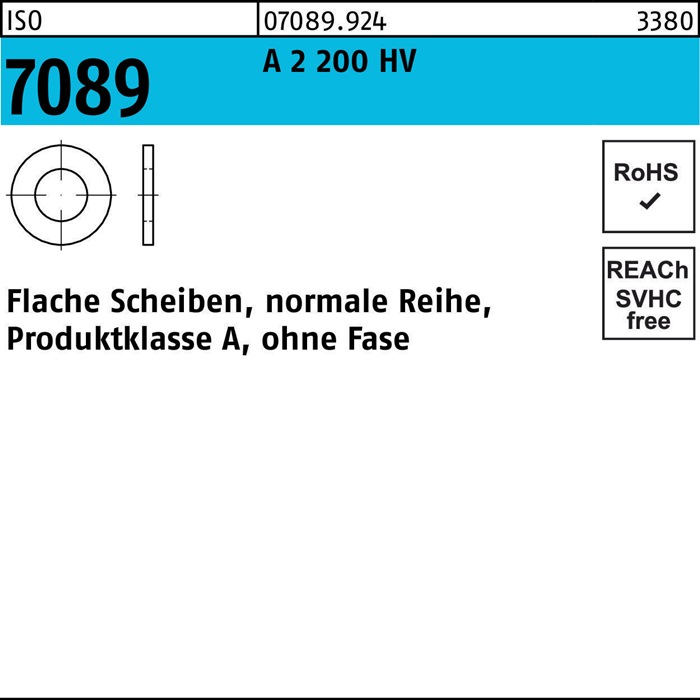BUFAB Unterlegscheibe ISO 7089 o.Fase