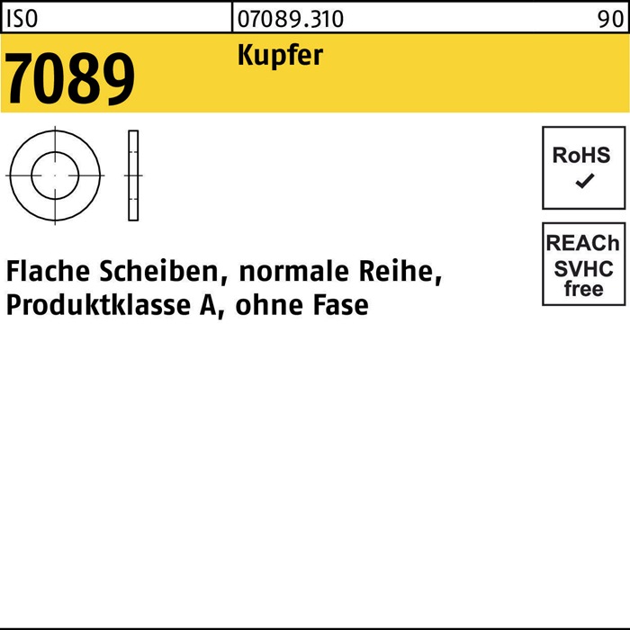 BUFAB Unterlegscheibe ISO 7089 o.Fase