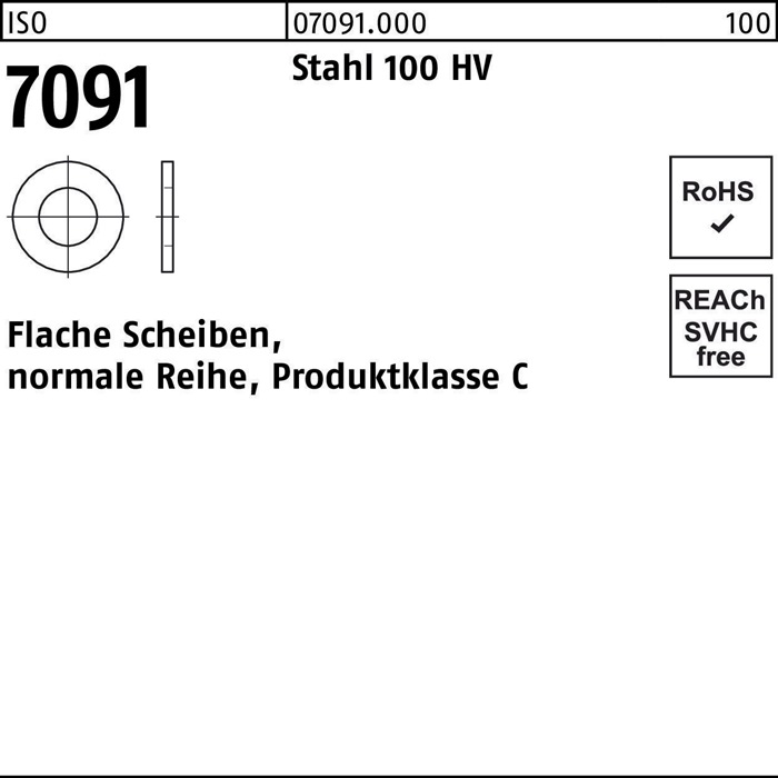 Unterlegscheibe ISO 7091