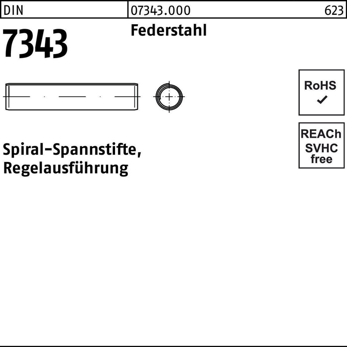 Spiralspannstift DIN 7343