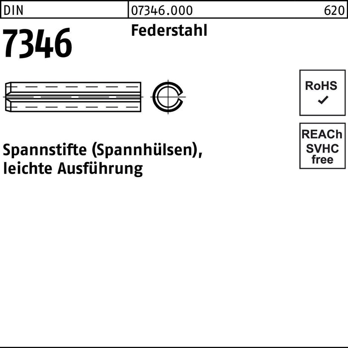 Spannstift DIN 7346