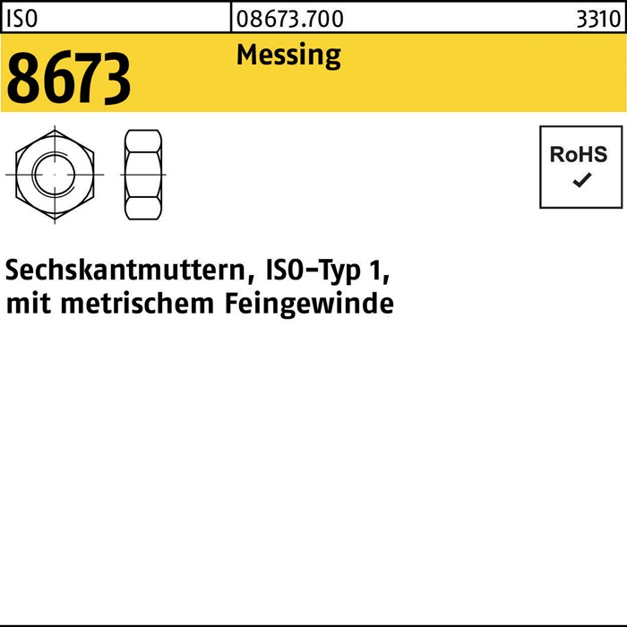 Sechskantmutter ISO 8673