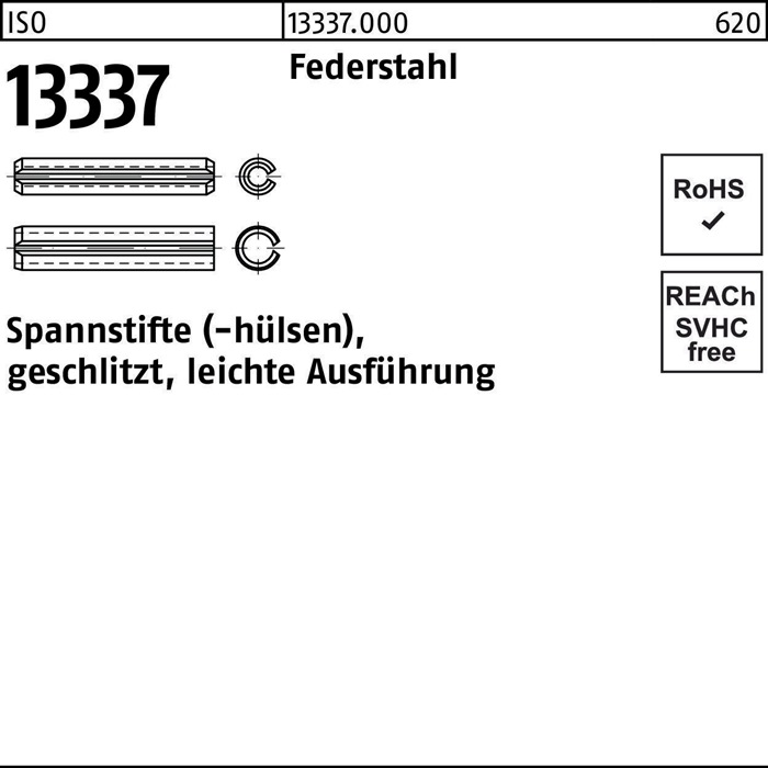 [8000223034] Spannstifthülse ISO 13337 geschlitzt (120 mm, 16 mm)