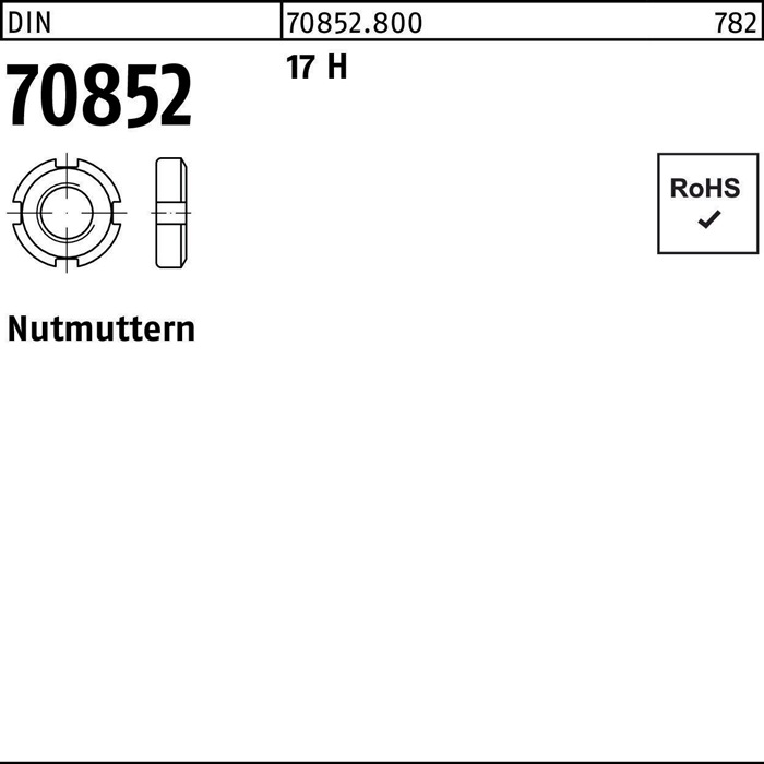 Nutmutter DIN 70852