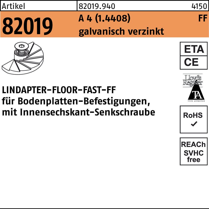 LINDAPTER Klemme R 82019 FF