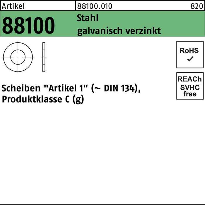 Unterlegscheibe R 88100