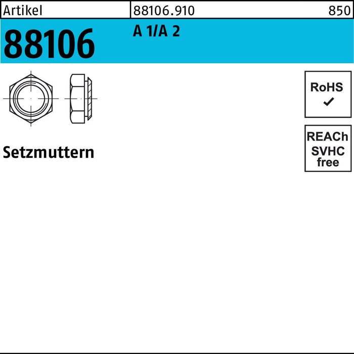 Setzmutter R 88106