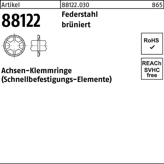 [8000228997] Achsenklemmring R 88122