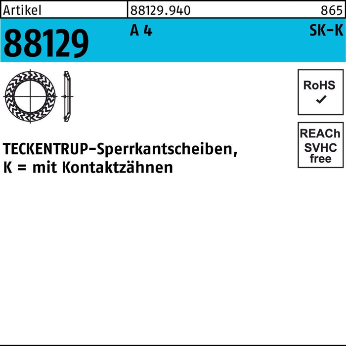 TECKENTRUP Sperrkantscheibe R 88129