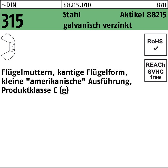 Flügelmutter R 88215
