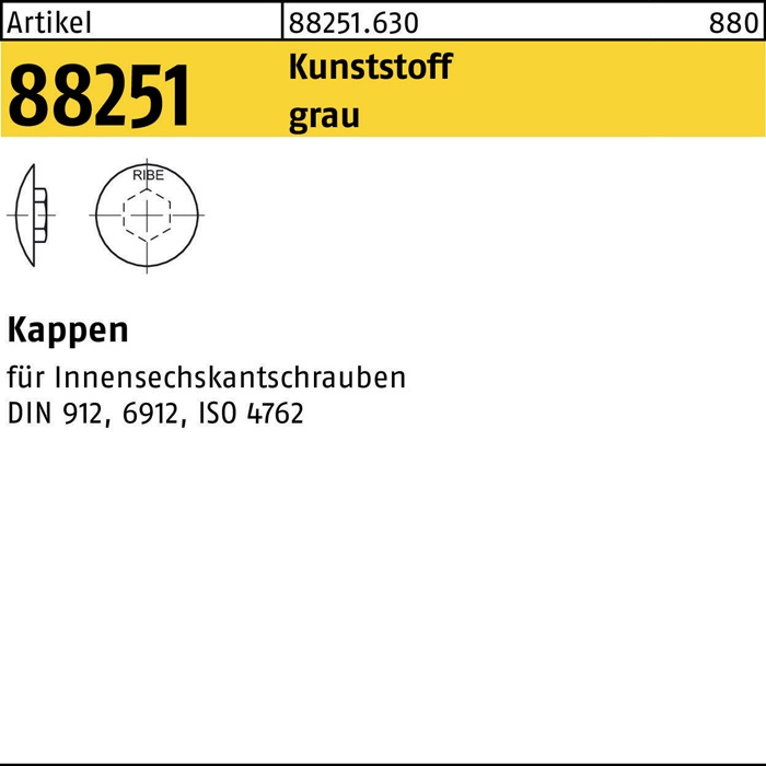 Kappe R 88251 f.Innen-6-kant