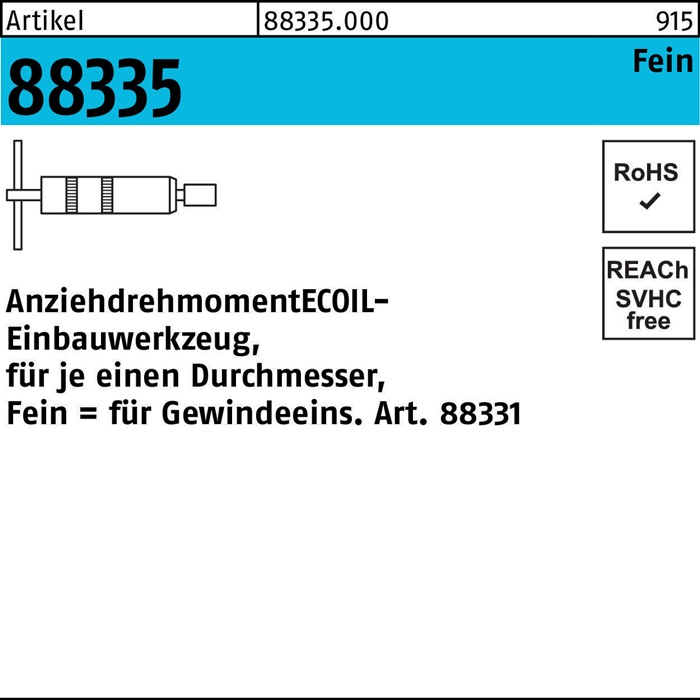 AMECOIL Einbauwerkzeug R 88335