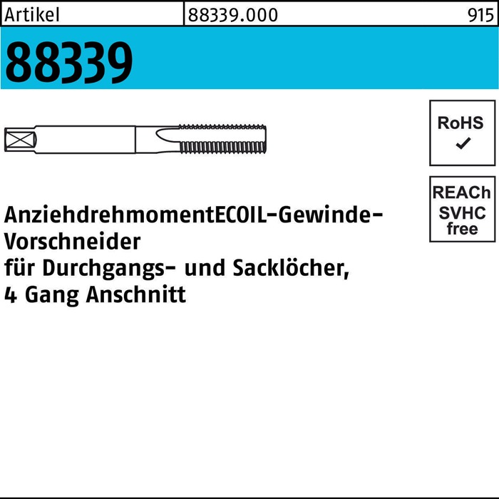 AMECOIL Gewindevorbohrer R 88339