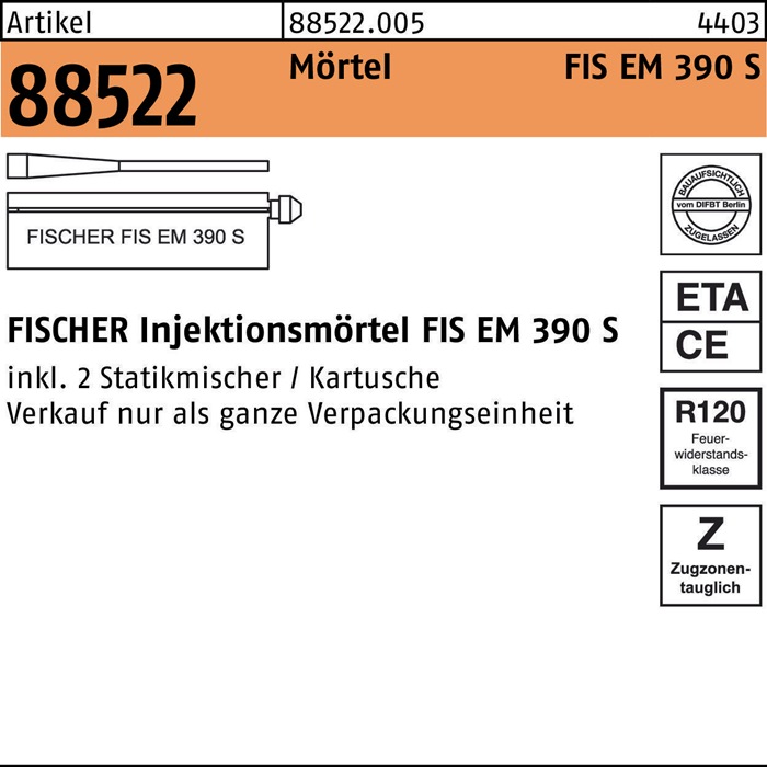 FISCHER Injektionsmörtel R 88522