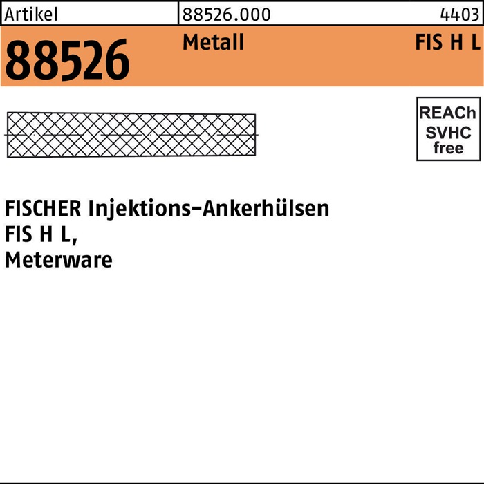 FISCHER Injektionsankerhülsen R 88526