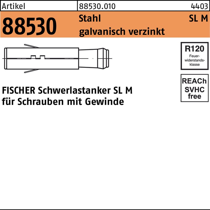 FISCHER Schwerlastanker R 88530